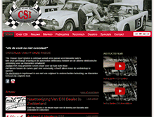 Tablet Screenshot of csi-ignition.nl